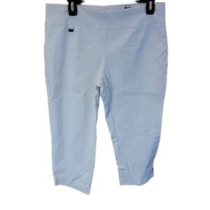 NWT Alfani Capri pant.  Bright White.